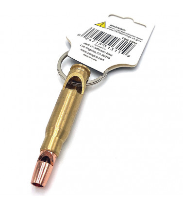 Bottle Opener/Whistle Key Chai
