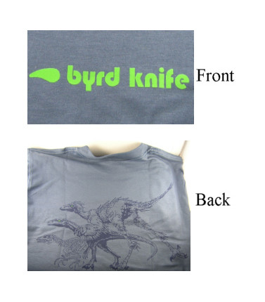 T-Shirt BYRD Blue/Gray SMALL