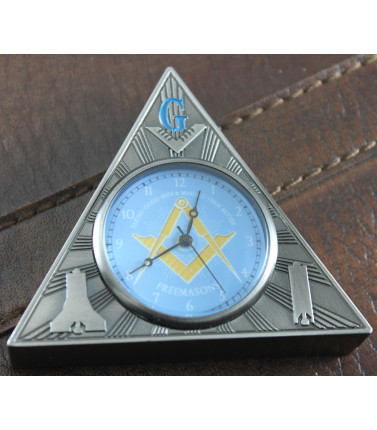 Masonic Table Clock