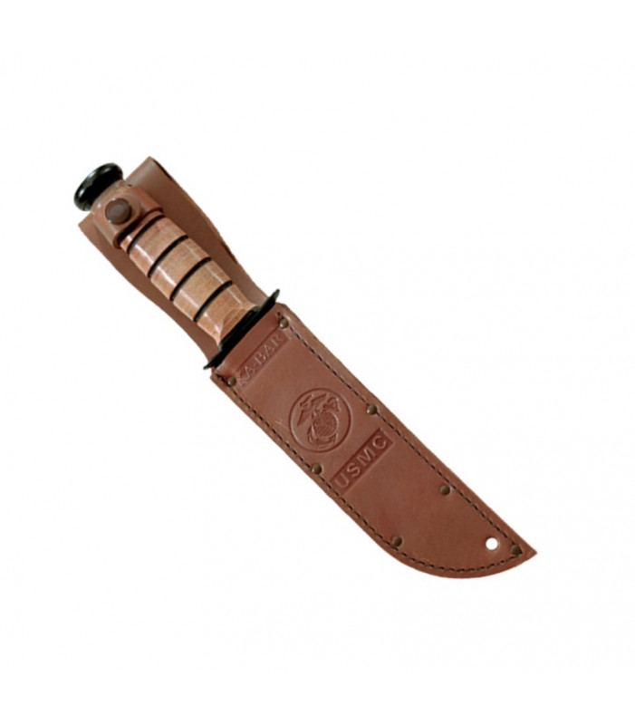 KaBar USMC Short Leather Sheath