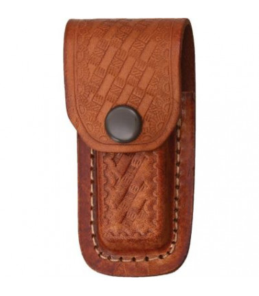 Small Sheath Brown Leather