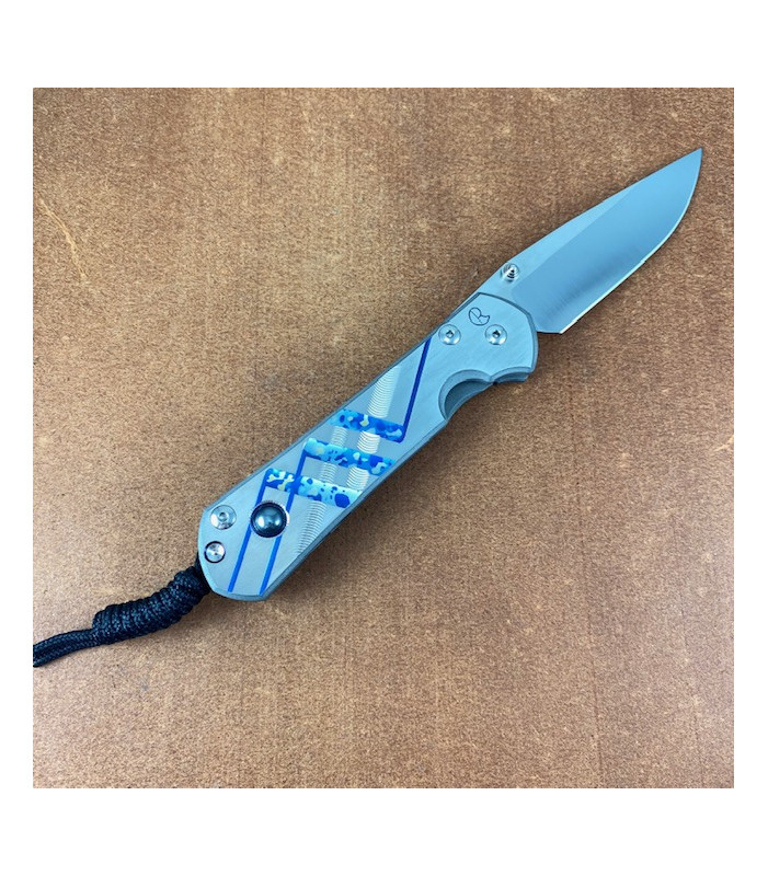 Large Sebenza 31 MagnaCut Drop Point Unique Graphic LEFT HAND