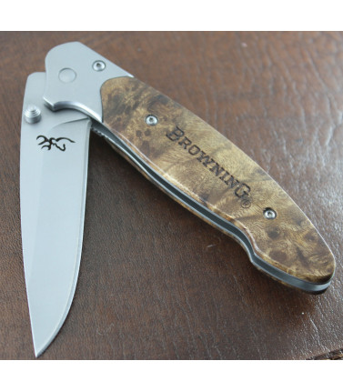 Blond Linerlock Drop Point