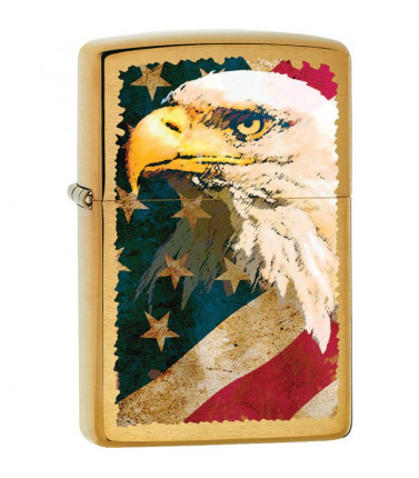 Zippo Eagle Flag