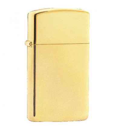 Zippo Slim High Polish Brass