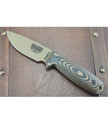 ESEE-3 PE Dark Earth Coyo/Blk