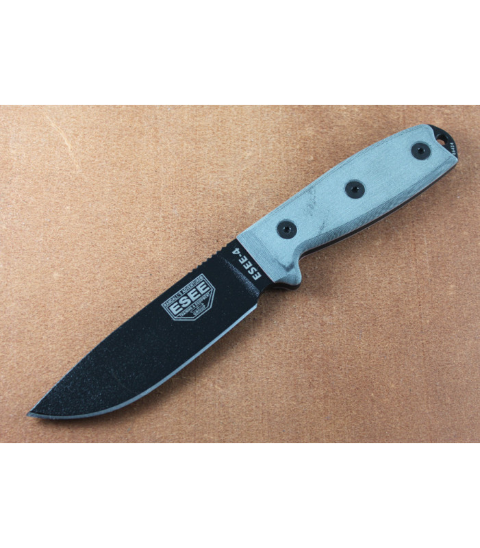 ESEE-4 PE Black Kydex