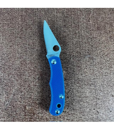 Bug Knife - Blue G10 - PE
