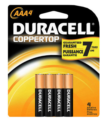 Duracel AAA Batteries 4pk