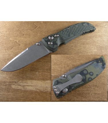 EX01 Green G10 Drop Point PE