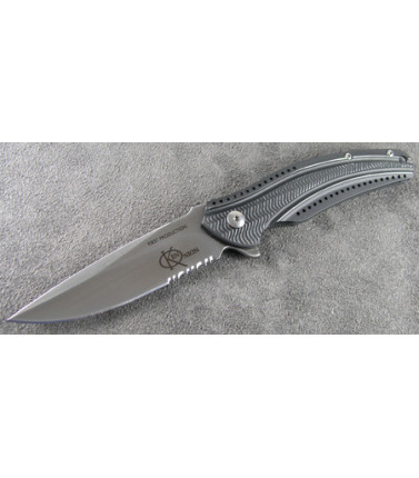 Ripple Charcoal Part.Serrated