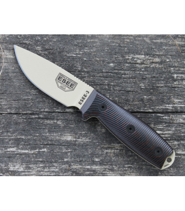 ESEE 3 Desert Tan 3D Black