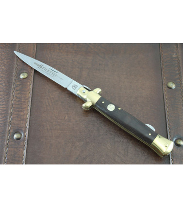 Large Stiletto Lockback Wood