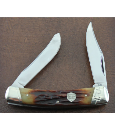 Moose Brown Stag Bone