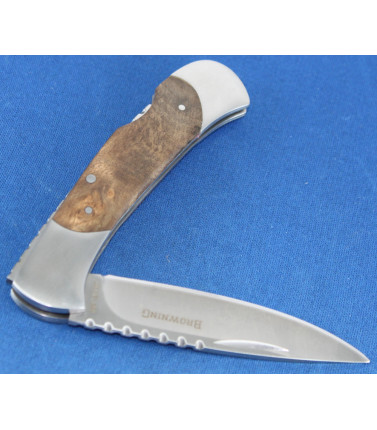 Burl Wood Lockback Large