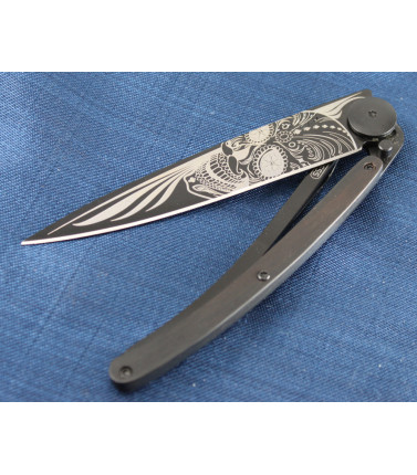 Black Tattoo Latino Skull