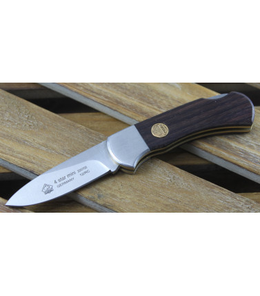 4 Star Mini Wood Lockback