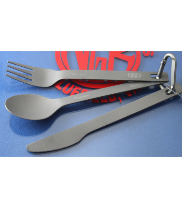 Titanium Spoon/Fork/Knife Set