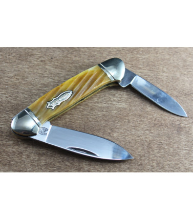 Canoe Twisted Brown Bone