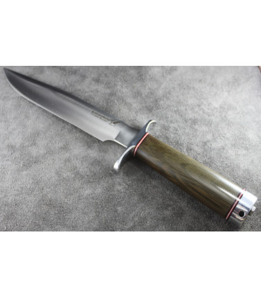 Blackjack 7 Green Micarta