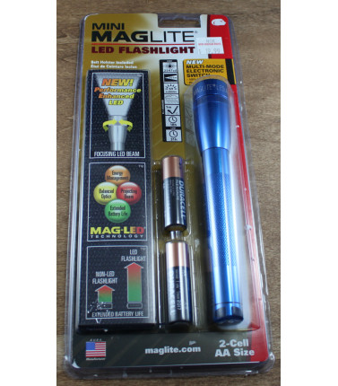 Mini Maglight LED BLUE