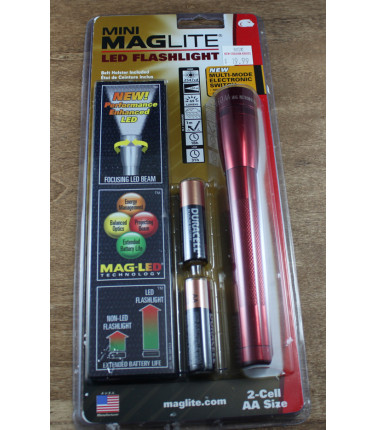 Mini Maglight LED RED