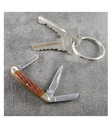 Miniature Stockman Amber Bone