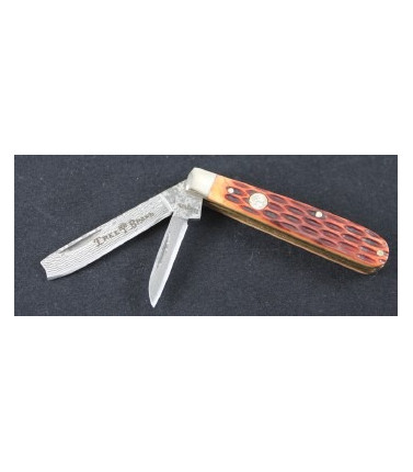Razor Jack Brown Bone Damascus