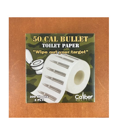.50 Cal Bullet Toilet Paper